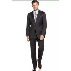 HUGO BOSS Pasolini Movie Super 100s Wool Suit Jacket Charcoal Size 44 Blazer